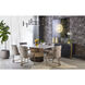 Ainsley 78.75 X 43.25 inch Polished / Antique Bronze Dining Table